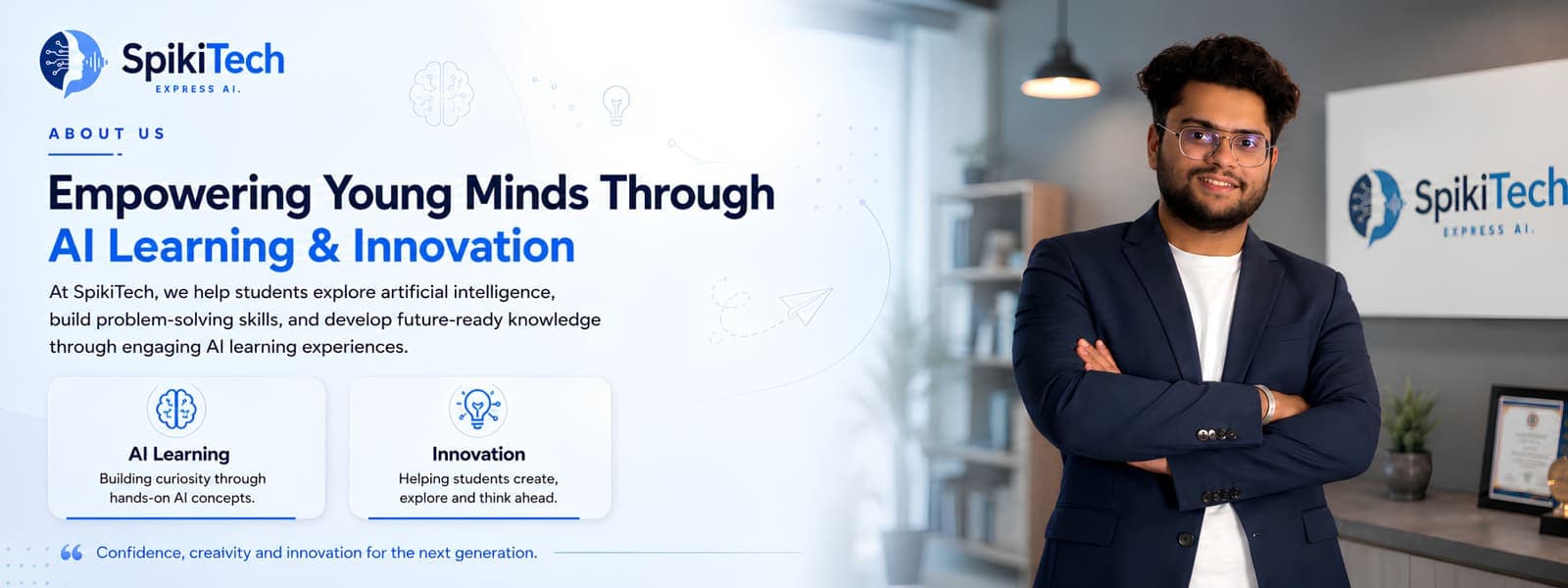 About SpikiTech — empowering young minds through AI learning and innovation