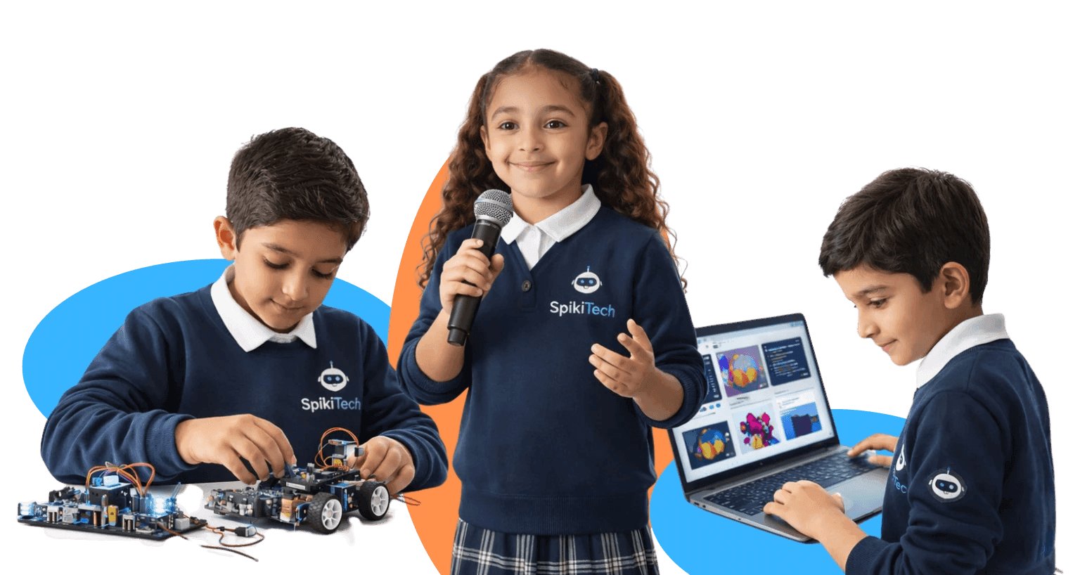 Kids learning AI